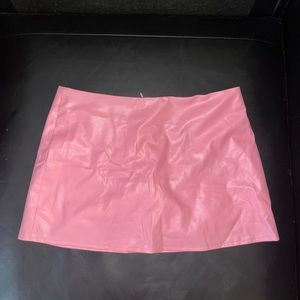 Fashion Nova Leather Skirt